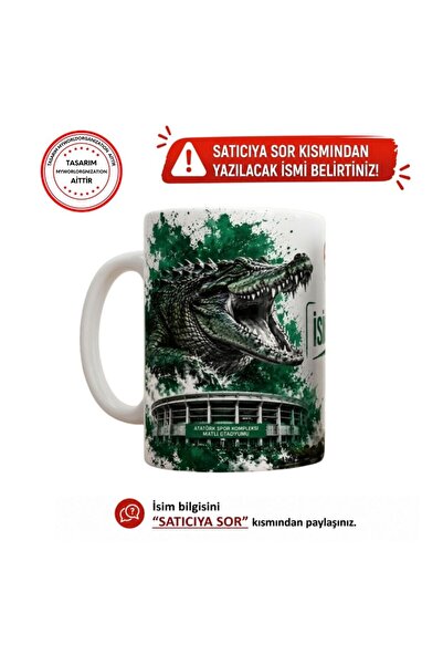 MyWorldorganization Bursaspor Taraftarına Özel İsim Baskılı Kupa Bardak – Kiş...