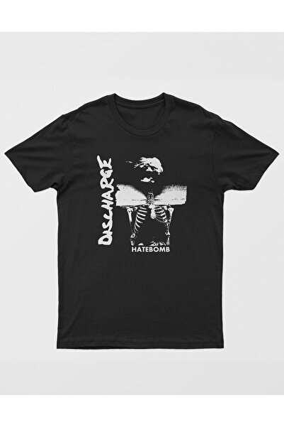 buzagi tasarım ürünleri Discharge Regular Mold Black Unisex T-Shirt