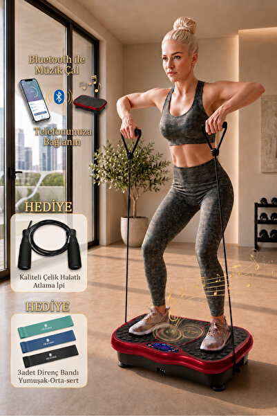 Gomax 3D Titreşimli Egzersiz Aleti Yüksek Hız Tüm Vücut Vibration Plate