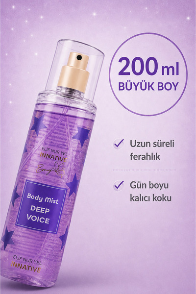 INNATIVE Elif Nur Yel Eny Body Mist Deep Voice Vücut Spreyi 200ml