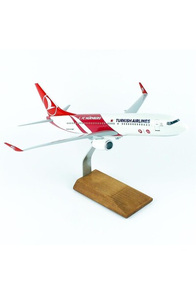 Genel Markalar THY005 1/100 Ölçek, THY Nurnberg Logolu B737-800 Yolcu Uçağı, ...