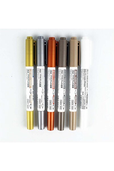 Mr. Hobby Mr.Hobby Cms-01 5 Colors and Cm100 Marker Detailing Pen Set