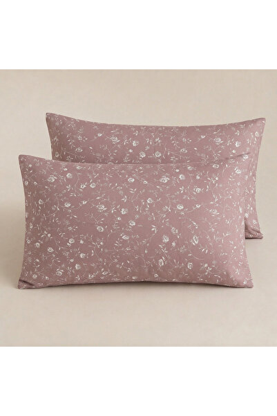 pınarhome collectıon 100% Patterned Fabric Ranforce Covered Pillowcase --50X7...