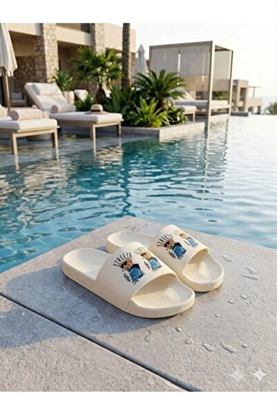 Behtah Kundura Unisex Soft Sole Pool Beach Daily Soft Wet Floor Slippers