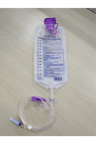 Galena 30 Adet Enteral Beslenme Seti Torbası Manuel Mama Torbası 1200 Ml