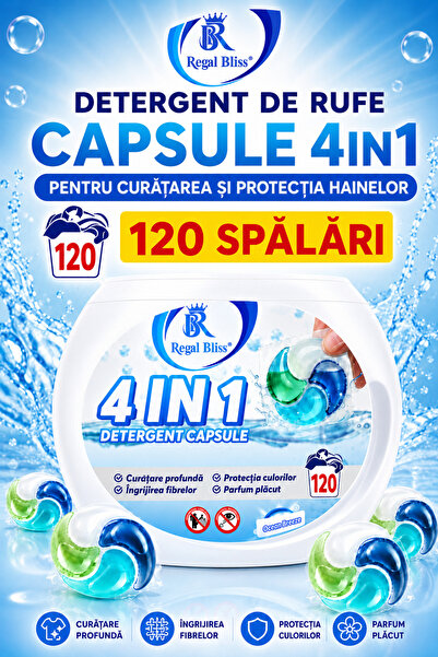 Regal Bliss Detergent de rufe capsule Regal Bliss, 4in1 pods pentru curatarea...