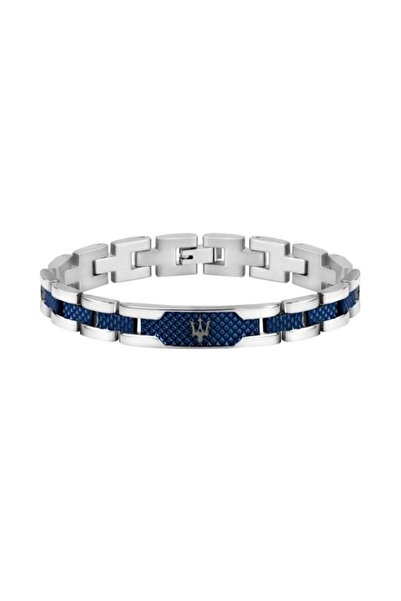 Maserati Çelik Şık Tasarım Paslanmaz 18 + 3.5 cm cm Erkek Bileklik JM419ASC02