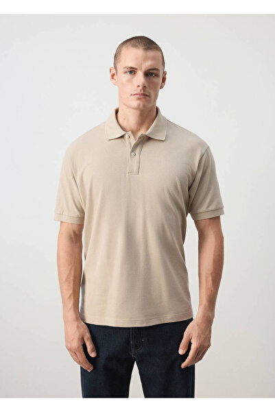MANGO Man Regular kesim pamuklu pike polo gömlek
