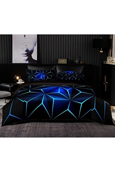 Elmas Dizayn Double Duvet Cover Set Organic Cotton Satin Antibacterial Hypoal...