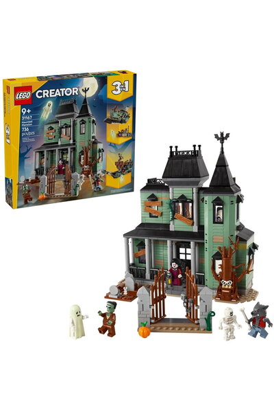 LEGO CREATOR 3 IN 1 Conacul bantuit 31167, 736 piese 9ani+