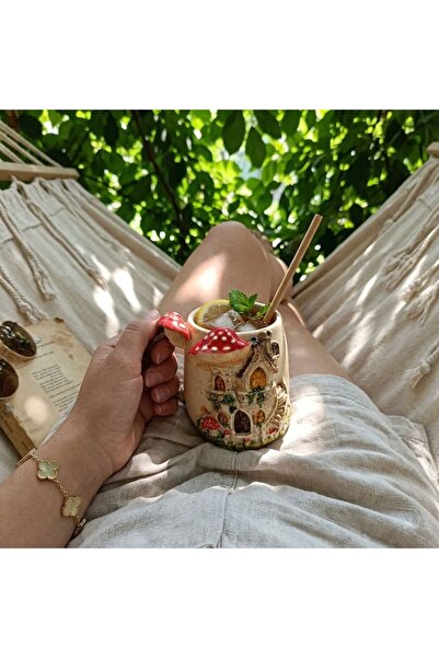 BBL Bonita Bon Luxe Handmade 3D Embossed Ceramic Mug |   Fantastic Fairy Tale...