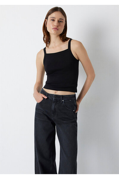 Mavi Crop top negru / Croială scurtă 1613892-900