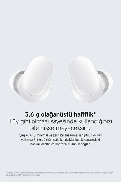 Xiaomi Redmi Buds 6 Play - White TWS In-Ear Headphones