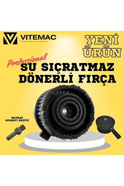 VİTEMAC PROFESYONEL SU SIÇRATMAZ KOLTUK FIRÇASI POLİSAJ VE MATKABA TAKILABİLİR