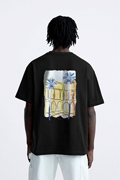 The Champ Clothing Ανδρικό μπλουζάκι με λαιμόκοψη με στάμπα με παλάμη