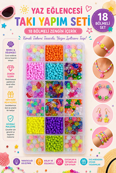 By MO Accessories Boncukla Takı Yapma Hobi Seti - Boncukla Kendin Yap - Hobi ...