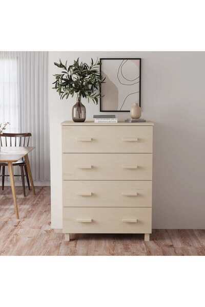Concept Servantă, maro miere, 79x40x103,5 cm, lemn masiv de pin