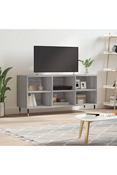 Concept Comodă TV, gri sonoma, 103,5x30x50 cm, lemn compozit