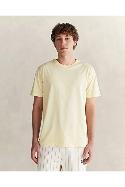 Gant Erkek Sarı Kısa Kollu T-Shirt