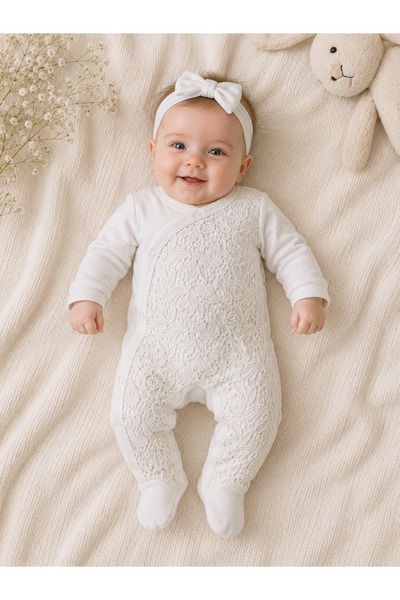 Ozz Baby Newborn Baby Girl Hospital Release Set; Zibin Set with Blanket (0-3 ...