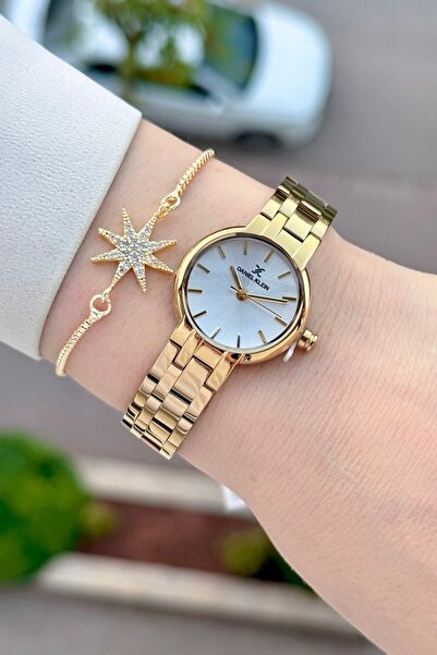 Daniel Klein Altın Renk 2 Yıl Garantili 25 Mm Kadın Kol Saati