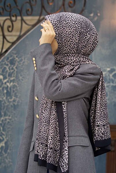 Vissona Gray Medina Silk Women's Shawl - Mixed Color, 90x90