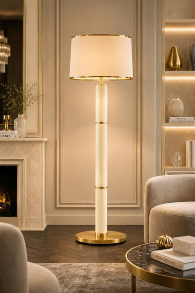 VENÜS NOVA VENÜS BENETNASCH | MODERN PARLAK KREM & GOLD DETAYLAR METAL LAMBAD...