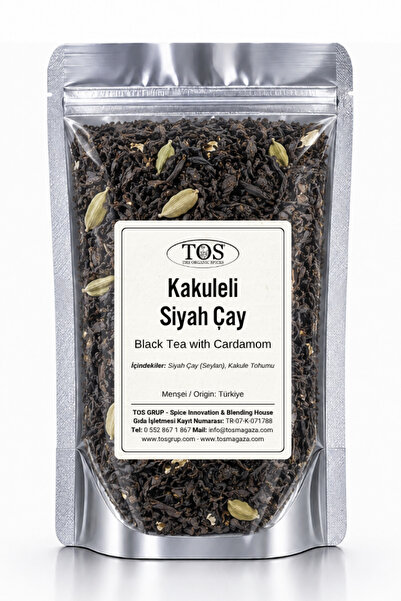 TOS The Organic Spices Black Cardamom Cardamom Tea - 250 Gr (1St) Quality)