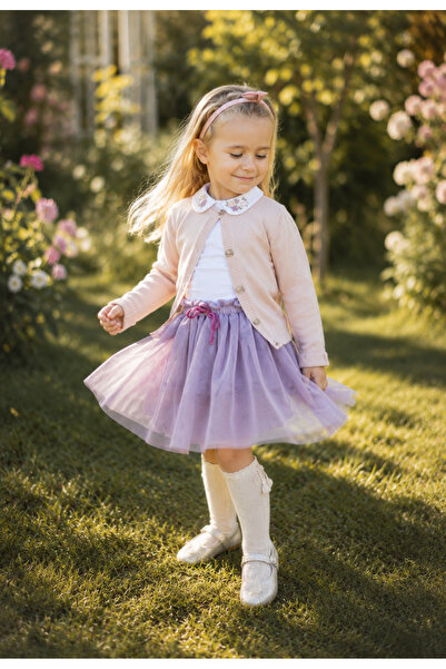 l l louIou baby gifts Tütü Etek-kız Bebek/çocuk Için 4 Katlı Likrali Tülden Etek