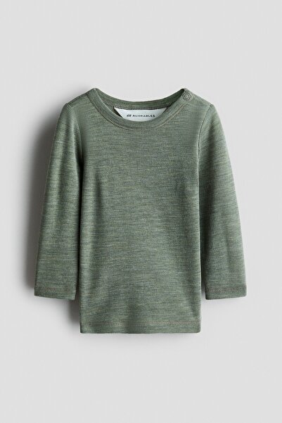 H&M Merinos Yünlü Jarse Üst