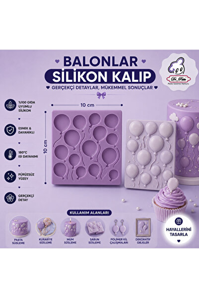 Dr.Paste Silikon Kalıp Uçan Balonlar