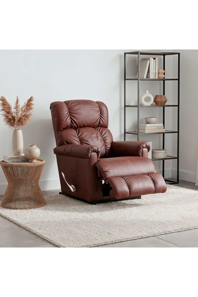 La-Z-Boy Pinnacle Leather Madras Chestnut Sallanır Koltuk