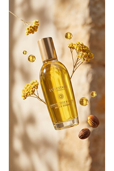 L'Occitane Immortelle Shea Yaşlanma Karşıtı Vücut Bakım Yağı, Ölmezotu ve Shea Yağı, 100 ml