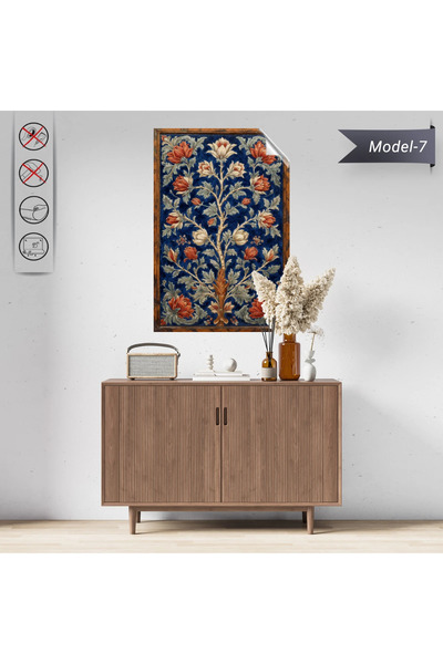 Akıllı Kağıt Statik Tutunma Özellikli Tablo - Poster Çini (Model- 7)