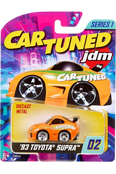 thebestnzm Mey İthalat® CarTuned JDM Seri 1 1993 Toyota Supra A90 - Turuncu A...