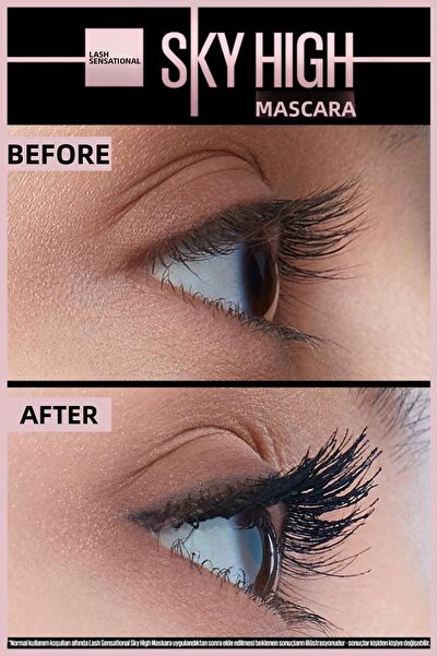 Maybelline New York Rimel rezistent la apă Lash Sensational Sky High 7.2ml. E...