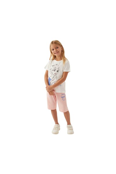 U.S. Polo Assn. Set Roly Poly Frozen pentru fete 3-8 ani - Bej 5-6 ani