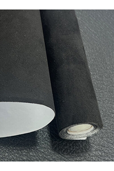 Choice4 50 x140cm 1 Black 50x140cm Velvet Self Adhesive Fabric Roll for Car I...