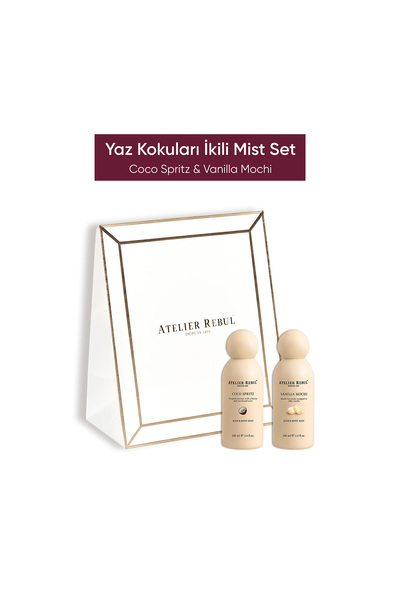 Atelier Rebul Vanilla Mochi - Coco Spritz Saç ve Vücut Misti Hediye Seti - Sı...