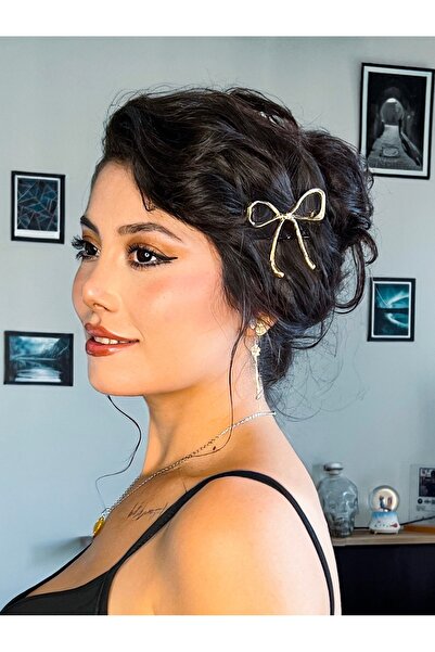 CeyShe شريط كبير من Pinterest مستورد مطلي بالذهب اللامع مع مشبك معدني لتثبيت ...