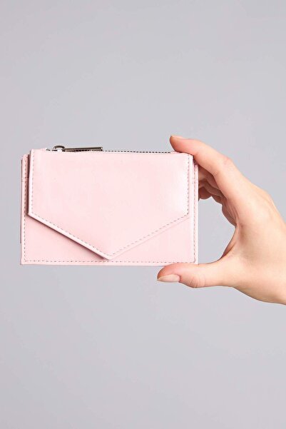 DeFacto Women's Faux Leather Light Pink Wallet I1084Axns