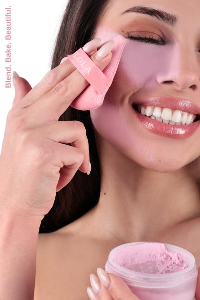 h.OLA Karma Baking Powder Sponge | Pembe Pudra Süngeri