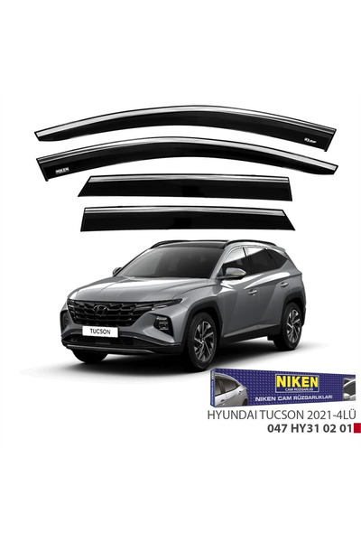 Niken Kromlu Cam Rüzgarlığı Hyundaı Tucson 2021 ve Sonrası ile uyumlu