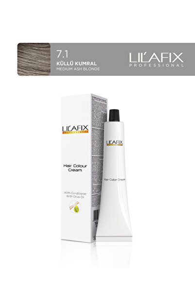 Lilafix Krem Tüp Saç Boyası 7.1 Küllü Kumral 60 ml
