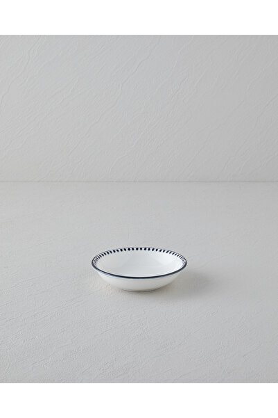 English Home Black Dots Porselen Çerezlik 11 cm Siyah - Beyaz