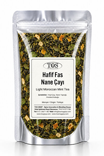 TOS The Organic Spices Hafif Fas Nane Çayı 40 gr (1. Kalite) Gentle Moroccan ...