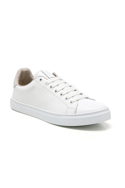 John May Kadın / Kız Sneaker MAR-25Y-209-02 Beyaz-Bej Mel