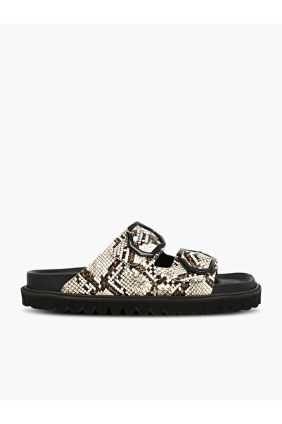 Genuins Women's / Girls' Slippers Galia G106281 Vegan Snake Sand