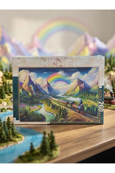 Tıfıl Toys Rainbow Express - 260 Piece Educational Puzzle