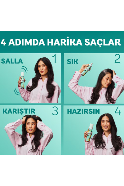 Batiste Kuru Şampuan Orıgınal 200 ml X 3 Adet